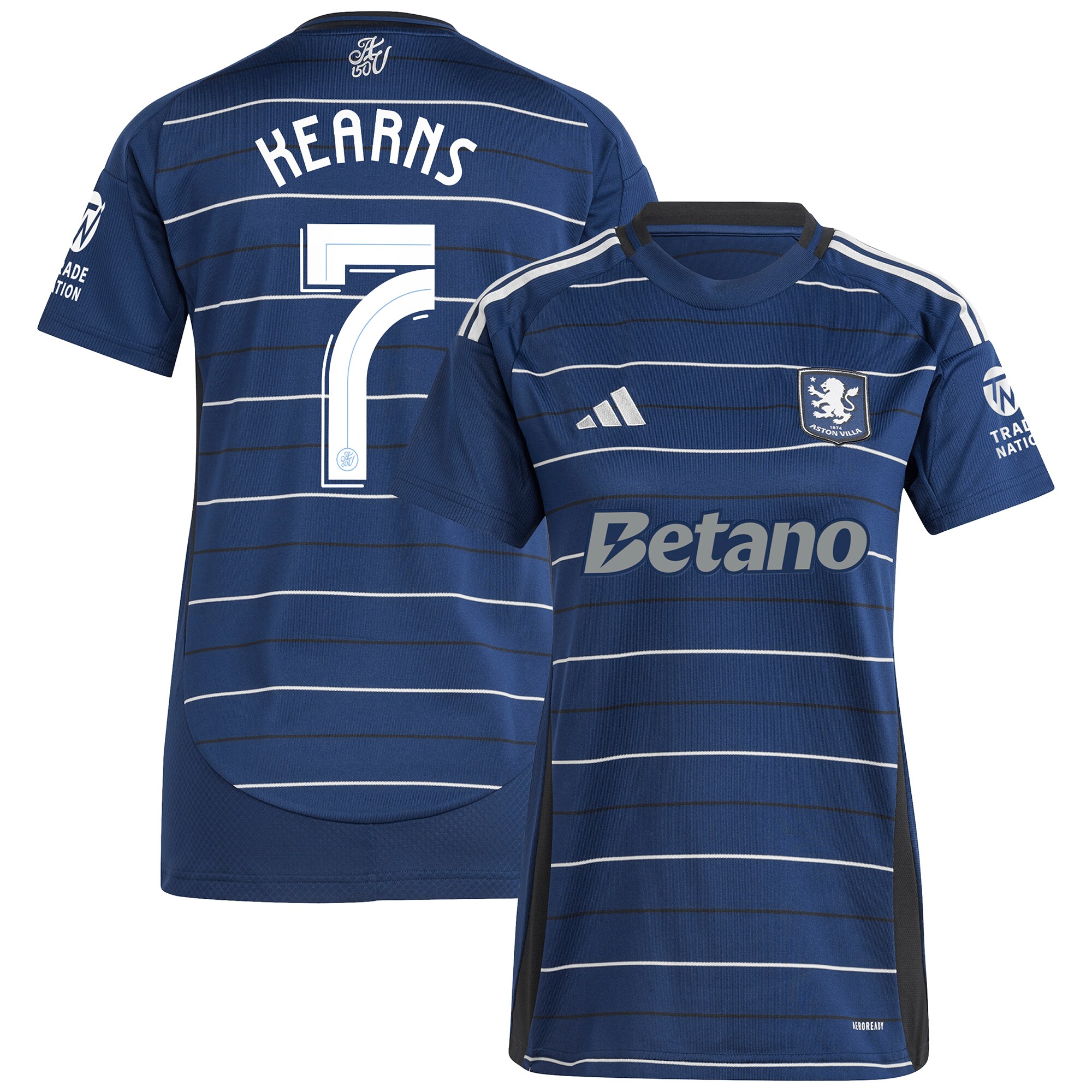 aston villa adidas third shirt 2024-25 – womens with kearns 7 cup printing Collection | Aston Villa Jerseys for True Fans