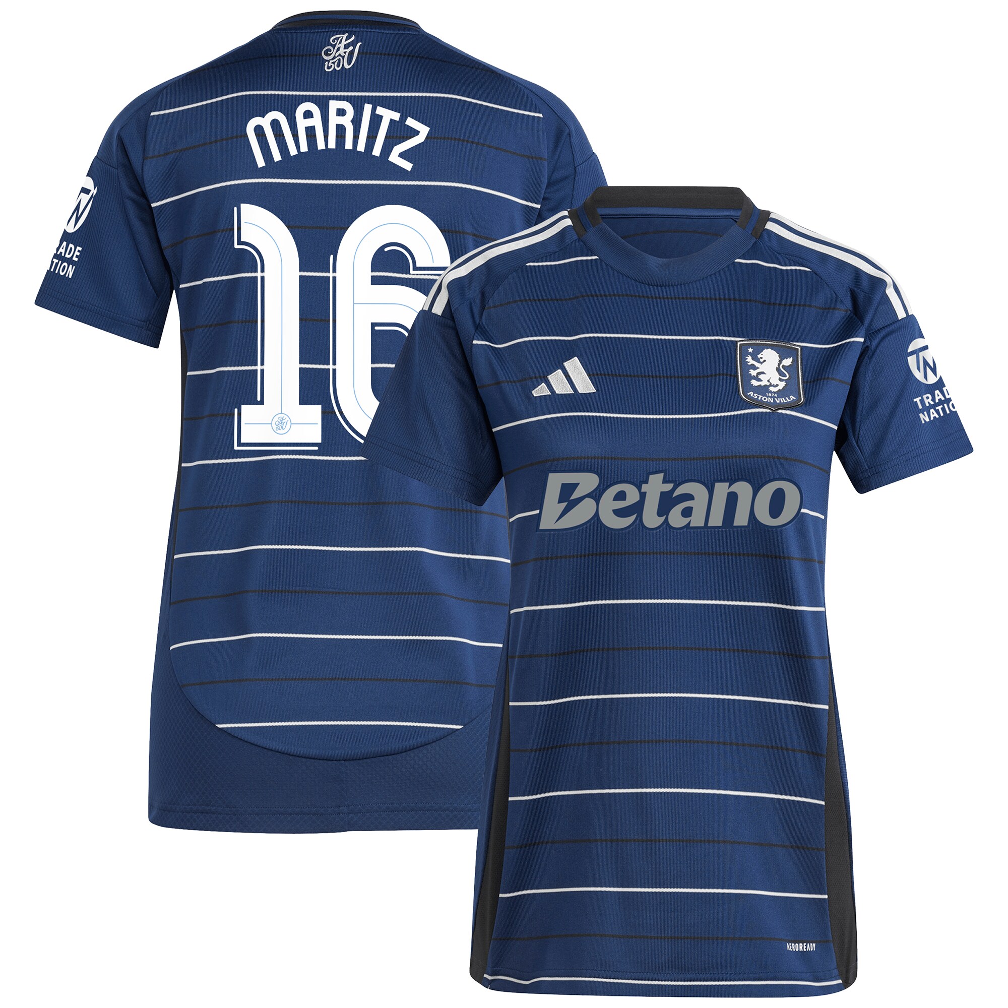 aston villa adidas third shirt 2024-25 – womens with maritz 16 cup printing Collection | Aston Villa Jerseys for True Fans