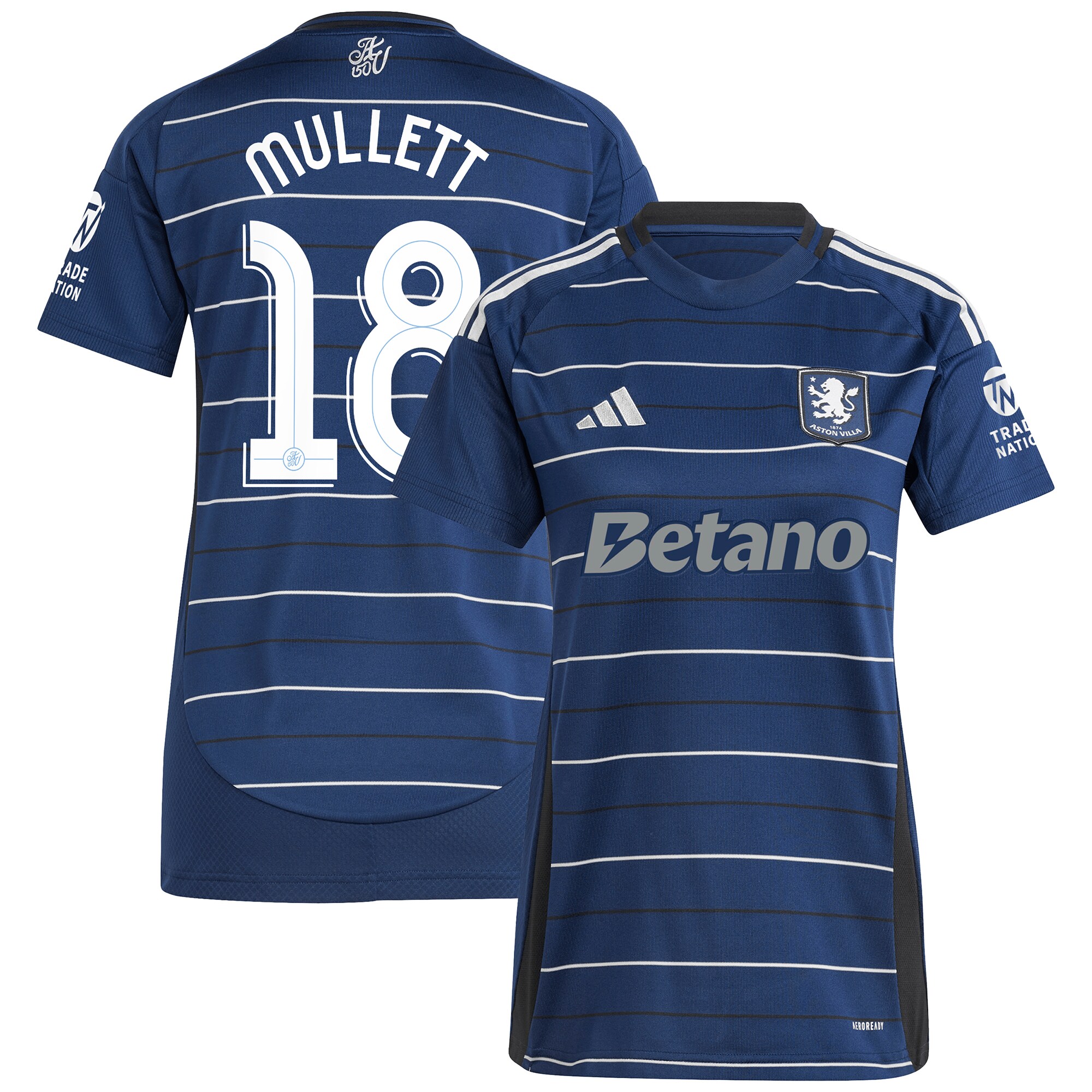 aston villa adidas third shirt 2024-25 – womens with mullett 18 cup printing Collection | Aston Villa Jerseys for True Fans