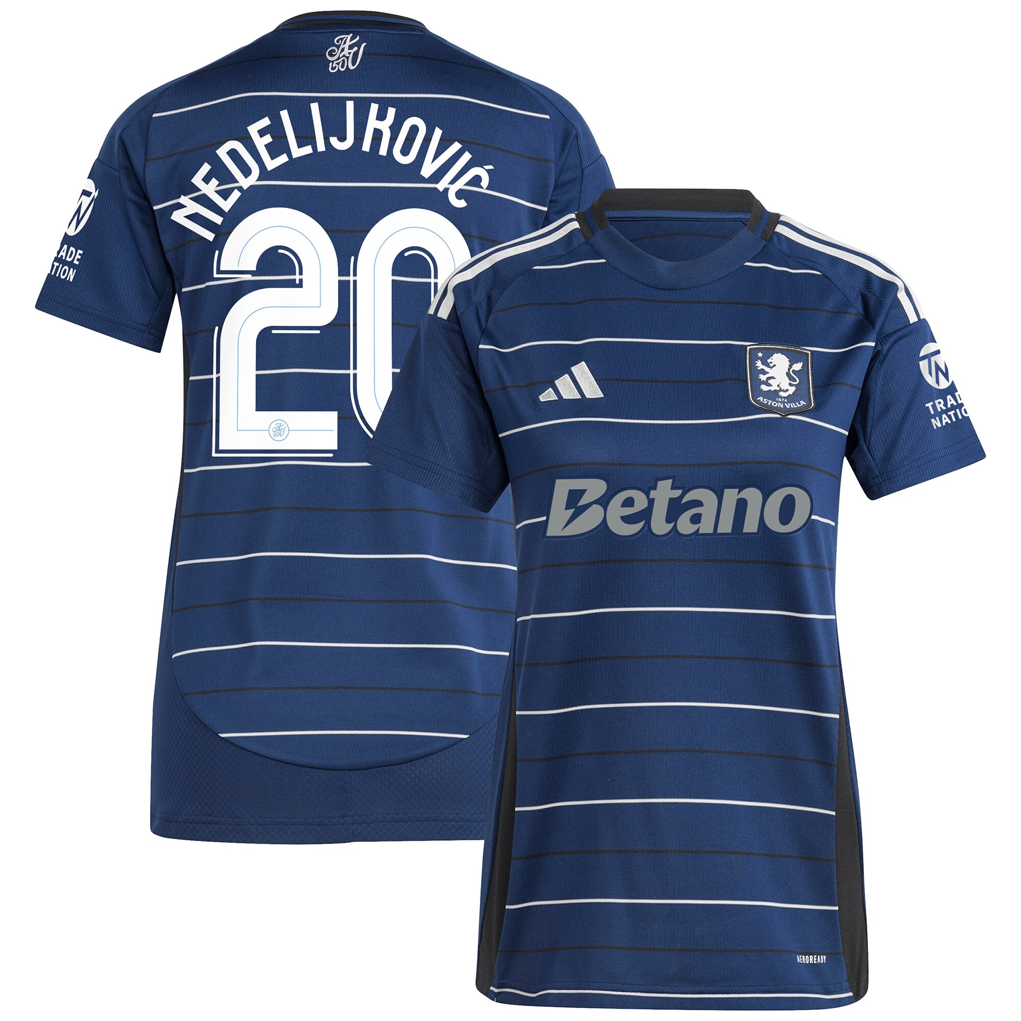 aston villa adidas third shirt 2024-25 – womens with nedeljković 20 cup printing Collection | Aston Villa Jerseys for True Fans