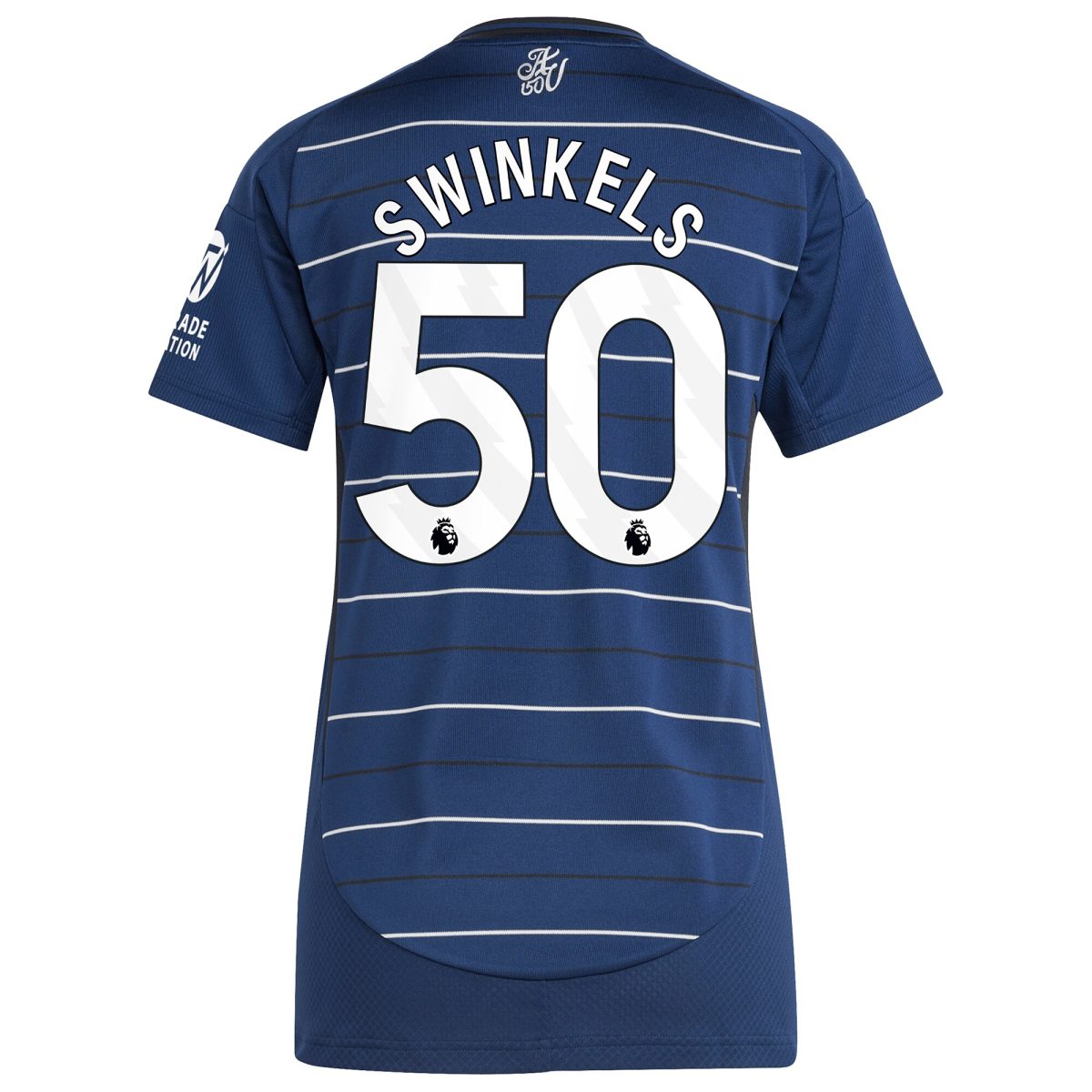 aston villa adidas third shirt 2024-25 – womens with swinkels 50 printing Collection | Aston Villa Jerseys for True Fans