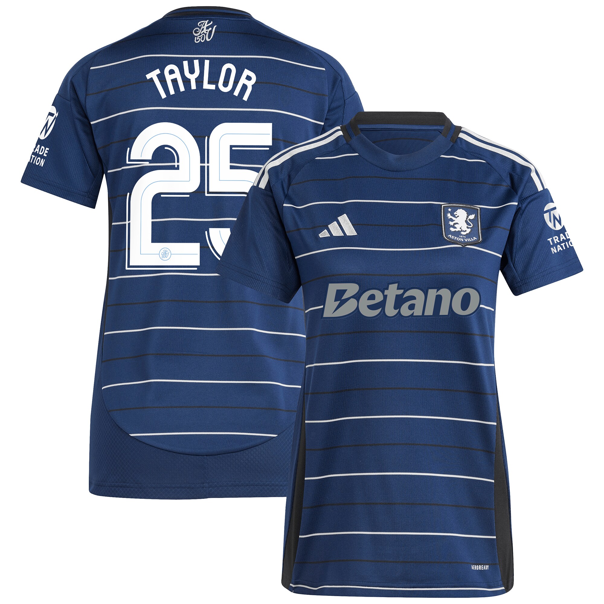 aston villa adidas third shirt 2024-25 – womens with taylor 25 cup printing Collection | Aston Villa Jerseys for True Fans