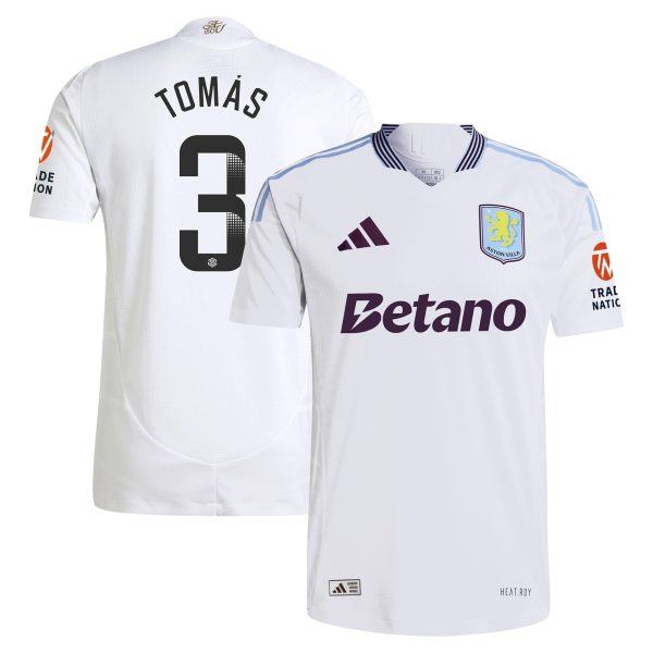 aston villa adidas wsl away authentic shirt 2024-25 with tomás 3 printing Collection | Aston Villa Jerseys for True Fans