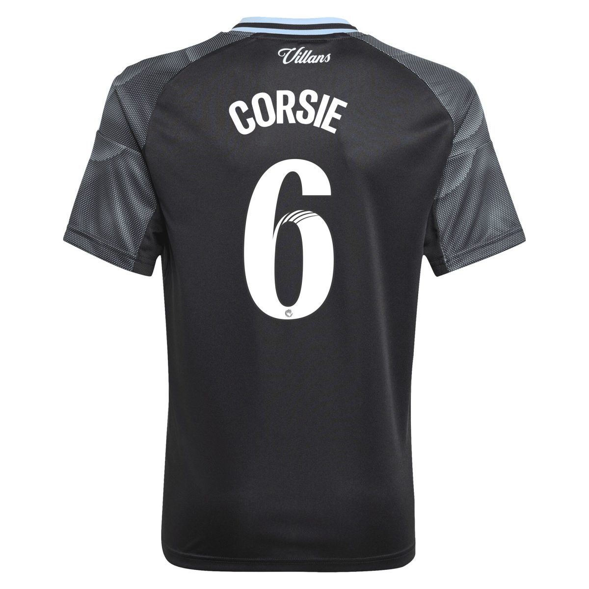 aston villa adidas wsl away shirt 2025-26 – kids with corsie 6 printing Collection | Aston Villa Jerseys for True Fans