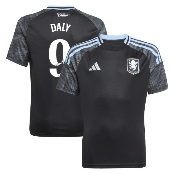 aston villa adidas wsl away shirt 2025-26 – kids with daly 9 printing Collection | Aston Villa Jerseys for True Fans