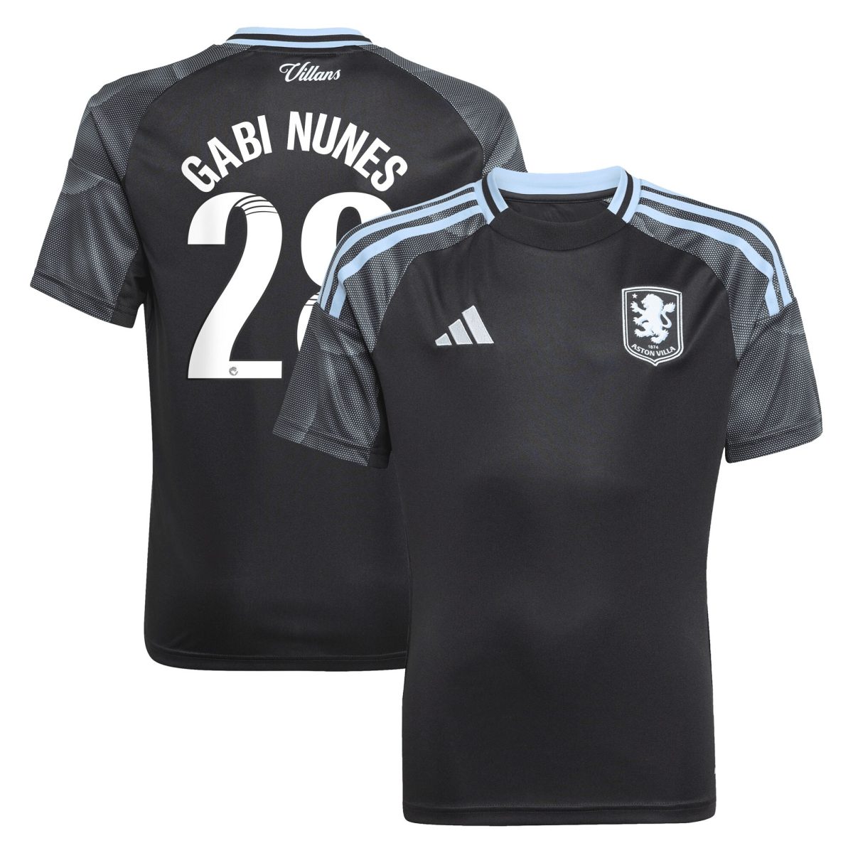 aston villa adidas wsl away shirt 2025-26 – kids with gabi nunes 28 printing Collection | Aston Villa Jerseys for True Fans