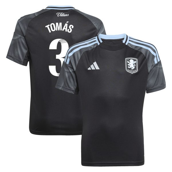 aston villa adidas wsl away shirt 2025-26 – kids with tomás 3 printing Collection | Aston Villa Jerseys for True Fans
