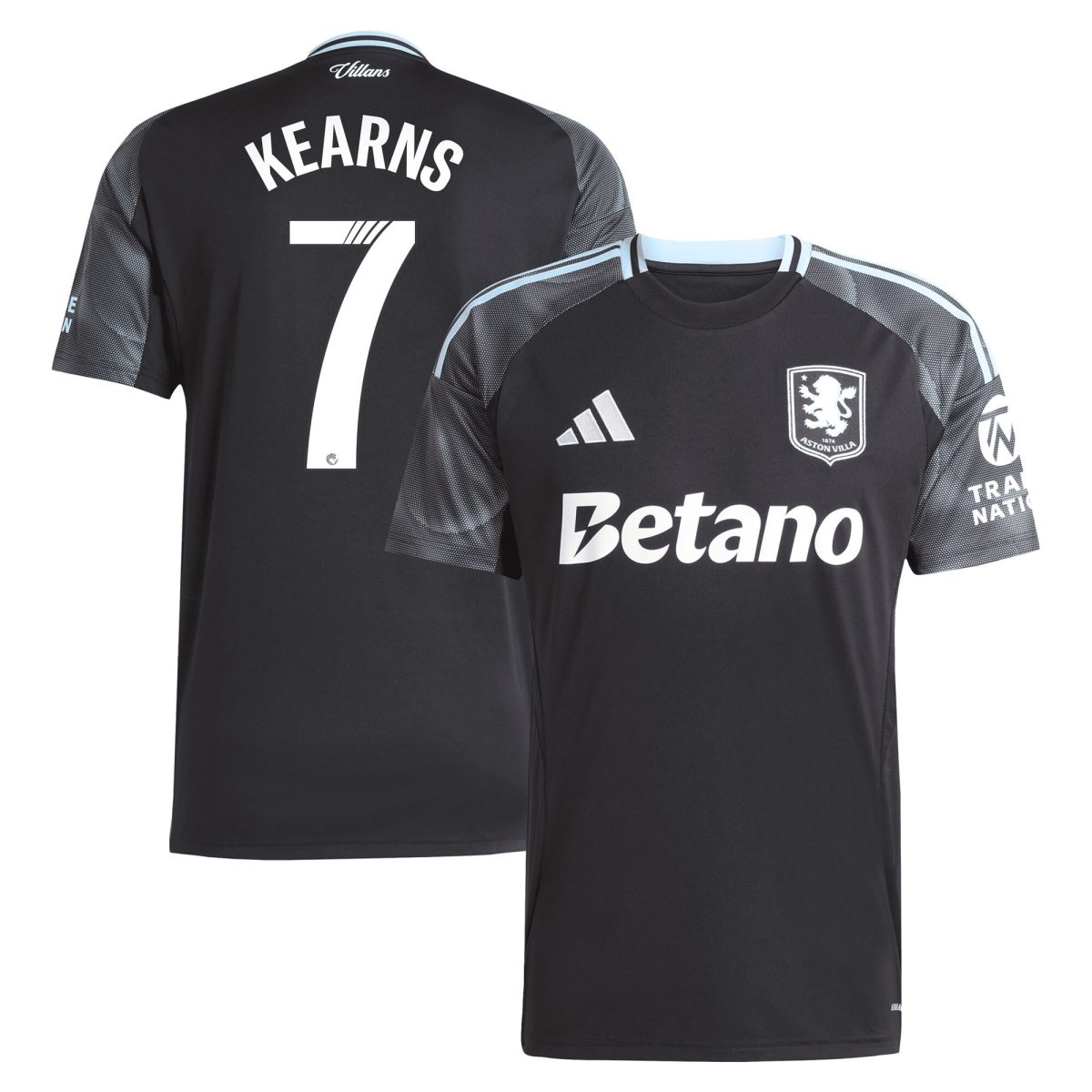 aston villa adidas wsl away shirt 2025-26 with kearns 7 printing Collection | Aston Villa Jerseys for True Fans