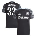 aston villa adidas wsl away shirt 2025-26 with pacheco 33 printing Collection | Aston Villa Jerseys for True Fans