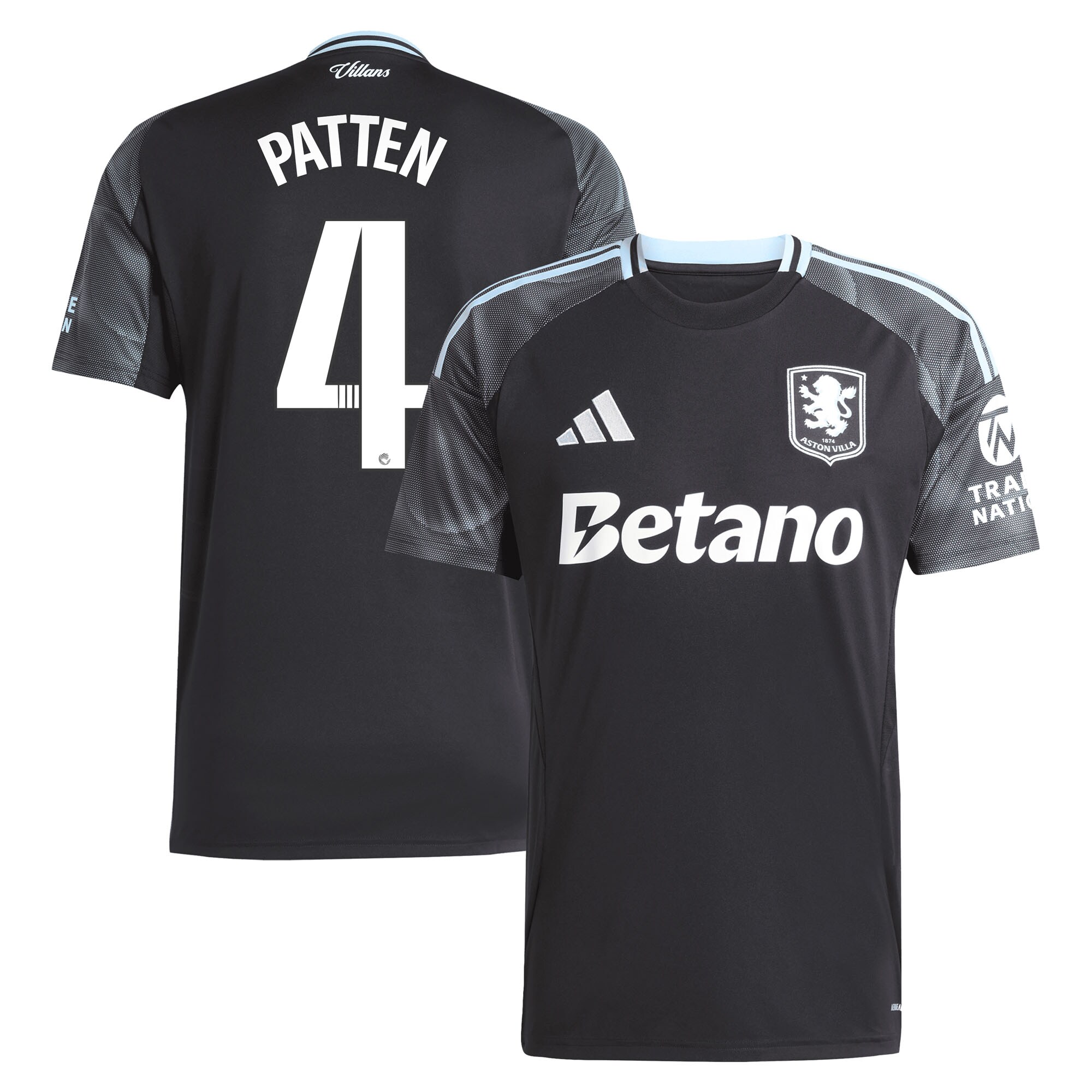 aston villa adidas wsl away shirt 2025-26 with patten 4 printing Collection | Aston Villa Jerseys for True Fans
