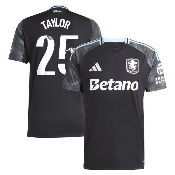 aston villa adidas wsl away shirt 2025-26 with taylor 25 printing Collection | Aston Villa Jerseys for True Fans