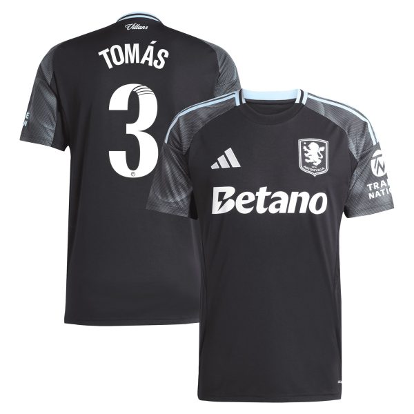 aston villa adidas wsl away shirt 2025-26 with tomás 3 printing Collection | Aston Villa Jerseys for True Fans