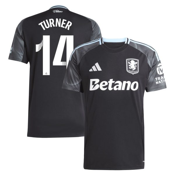 aston villa adidas wsl away shirt 2025-26 with turner 14 printing Collection | Aston Villa Jerseys for True Fans