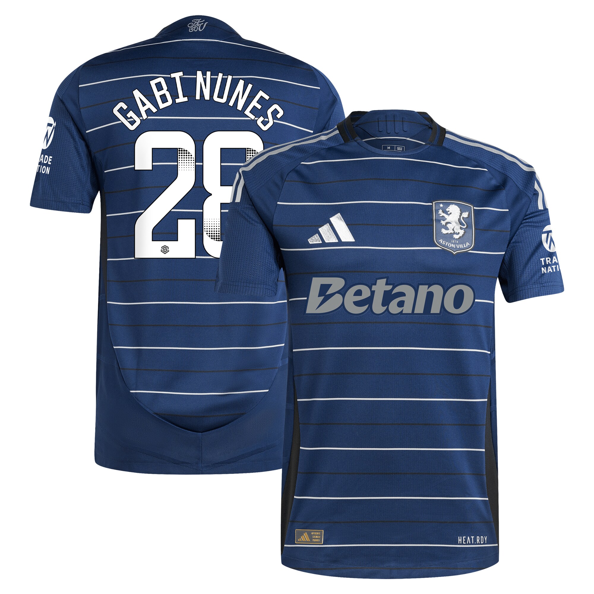 aston villa adidas wsl third authentic shirt 2024-25 with gabi nunes 28 printing Collection | Aston Villa Jerseys for True Fans