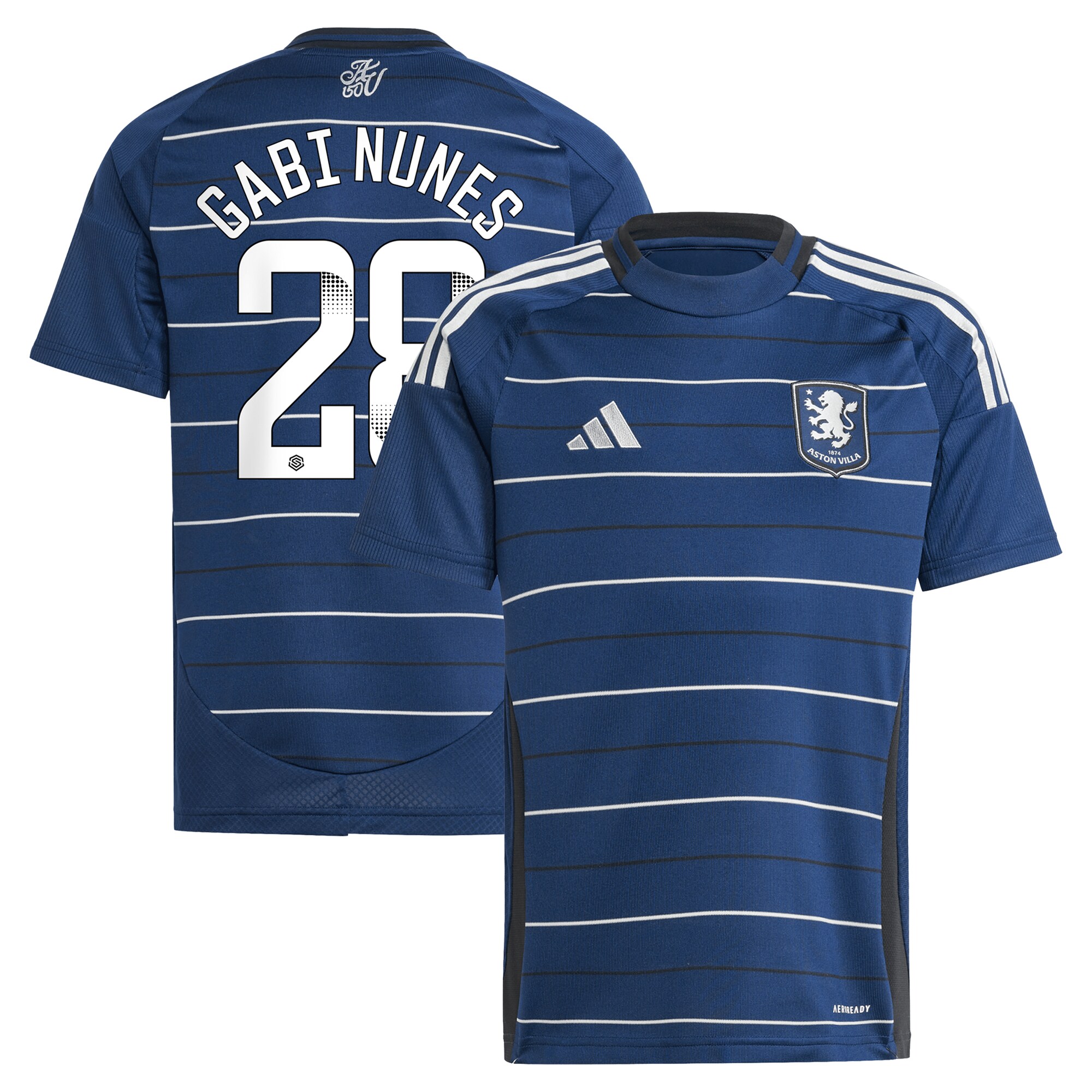 aston villa adidas wsl third shirt 2024-25 – kids with gabi nunes 28 printing Collection | Aston Villa Jerseys for True Fans