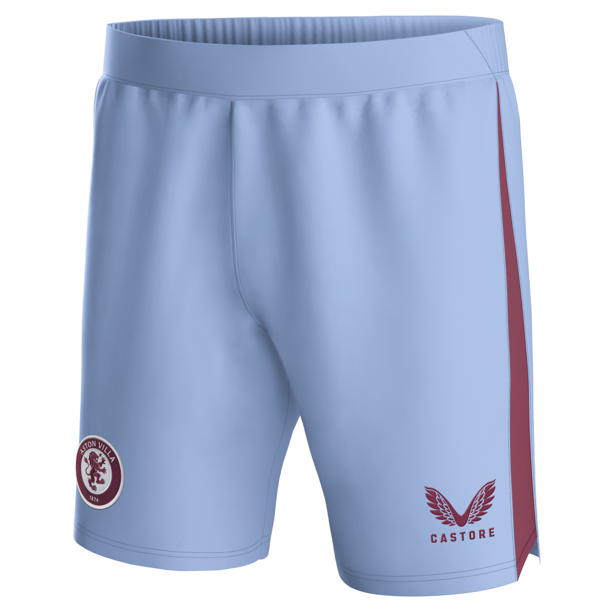 aston villa castore away shorts 2023-24 – kids with custom printing Collection | Aston Villa Jerseys for True Fans