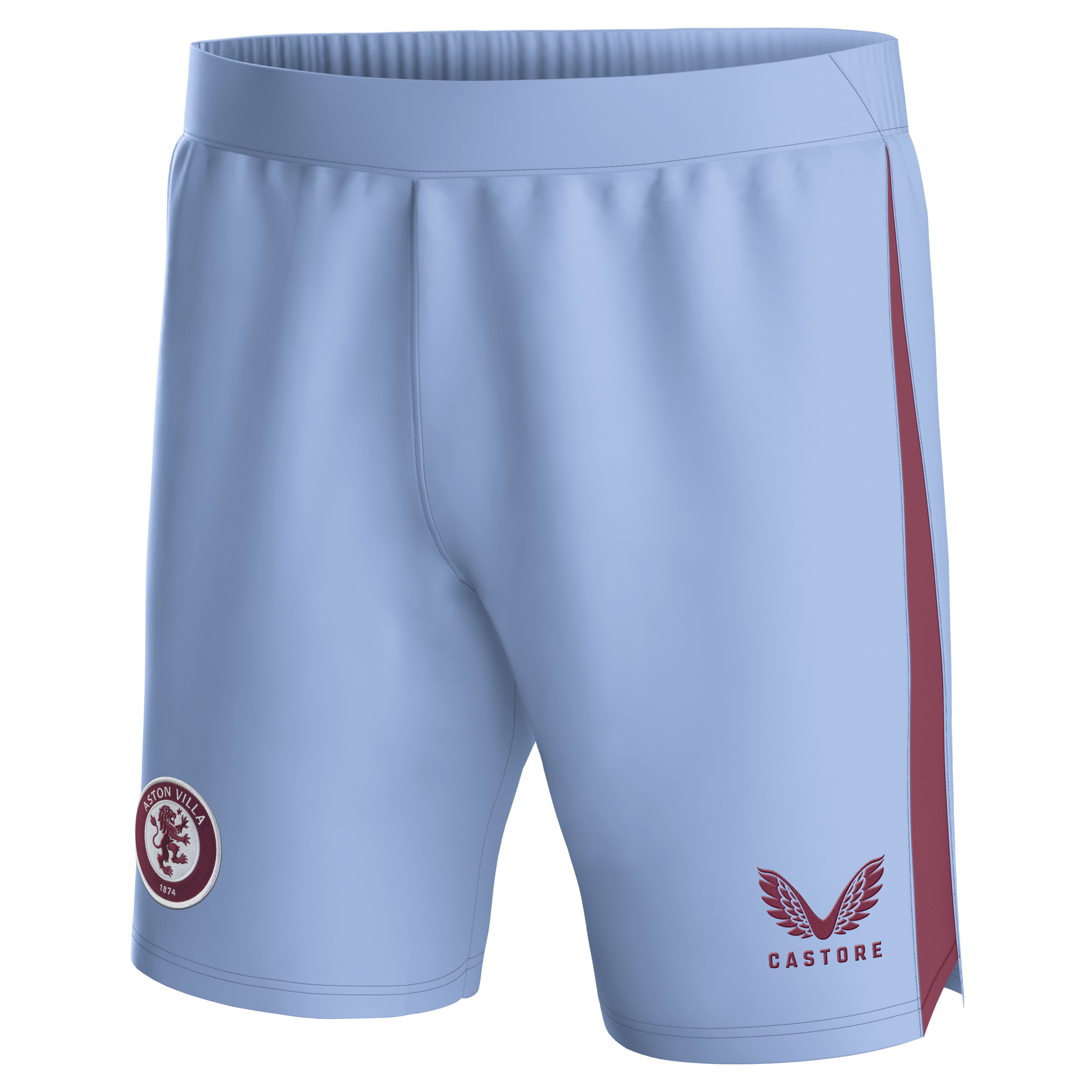 aston villa castore away shorts 2023-24 – kids with custom printing Collection | Aston Villa Jerseys for True Fans