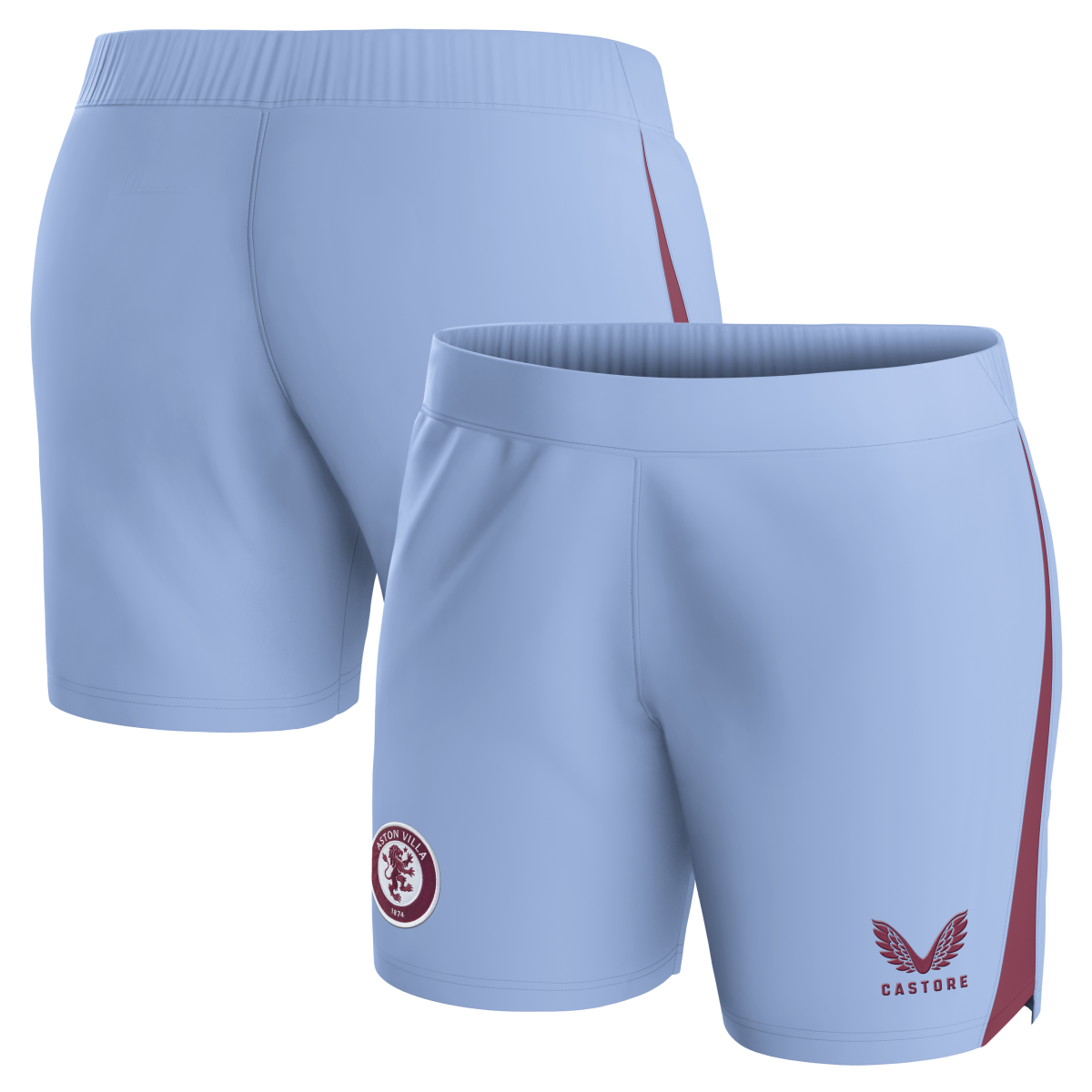 aston villa castore away shorts 2023-24 – womens with custom printing Collection | Aston Villa Jerseys for True Fans