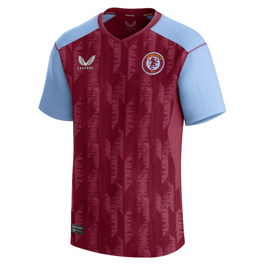 aston villa castore home shirt 2023-24 – kids with custom printing Collection | Aston Villa Jerseys for True Fans