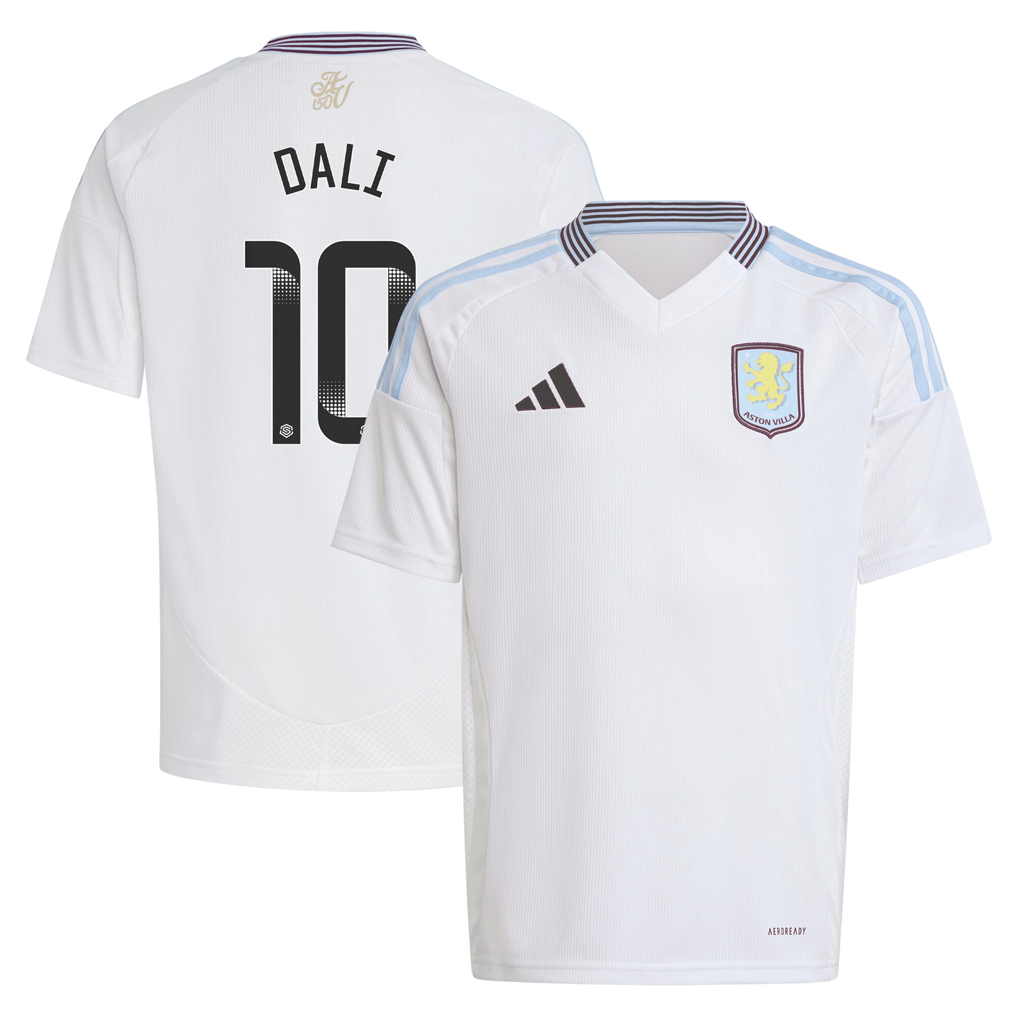 aston villa wsl adidas away shirt 2024-25 – kids with dali 10 printing Collection | Aston Villa Jerseys for True Fans