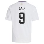 aston villa wsl adidas away shirt 2024-25 – kids with daly 9 printing Collection | Aston Villa Jerseys for True Fans