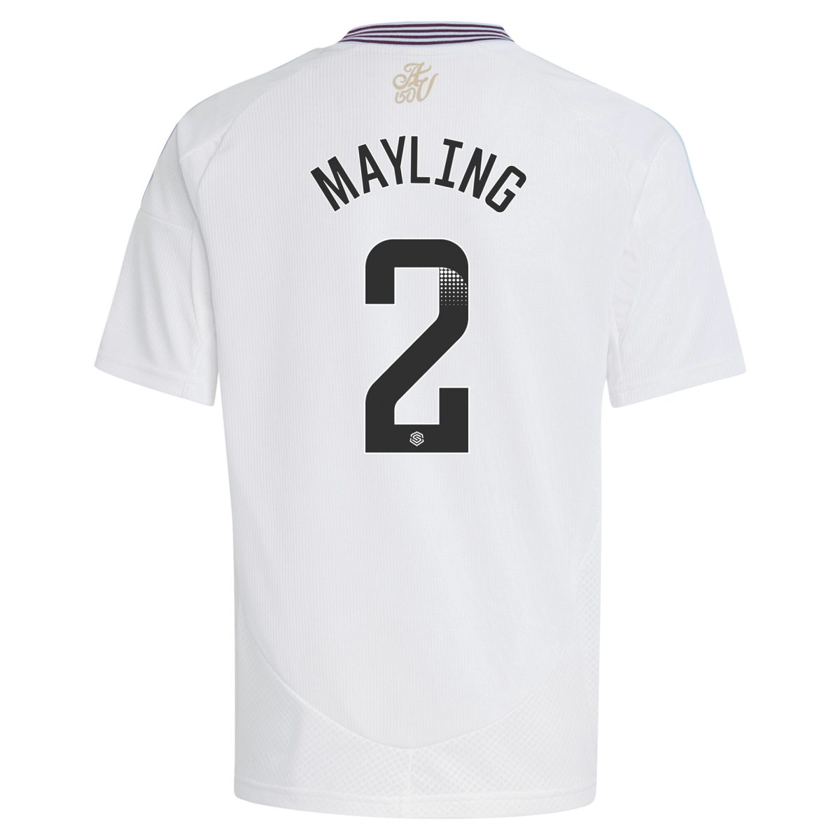 aston villa wsl adidas away shirt 2024-25 – kids with mayling 2 printing Collection | Aston Villa Jerseys for True Fans