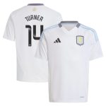 aston villa wsl adidas away shirt 2024-25 – kids with turner 14 printing Collection | Aston Villa Jerseys for True Fans