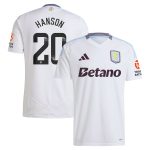 aston villa wsl adidas away shirt 2024-25 with hanson 20 printing Collection | Aston Villa Jerseys for True Fans