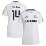 aston villa wsl adidas away shirt 2024-25 – womens with turner 14 printing Collection | Aston Villa Jerseys for True Fans