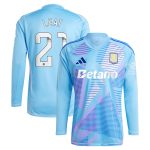 aston villa wsl adidas goalkeeper shirt 2024-25 – long sleeve with leat 21 printing – 202030996 Collection | Aston Villa Jerseys for True Fans