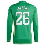 aston villa wsl adidas goalkeeper shirt 2024-25 – long sleeve with talbert 26 printing 202849399 Collection | Aston Villa Jerseys for True Fans