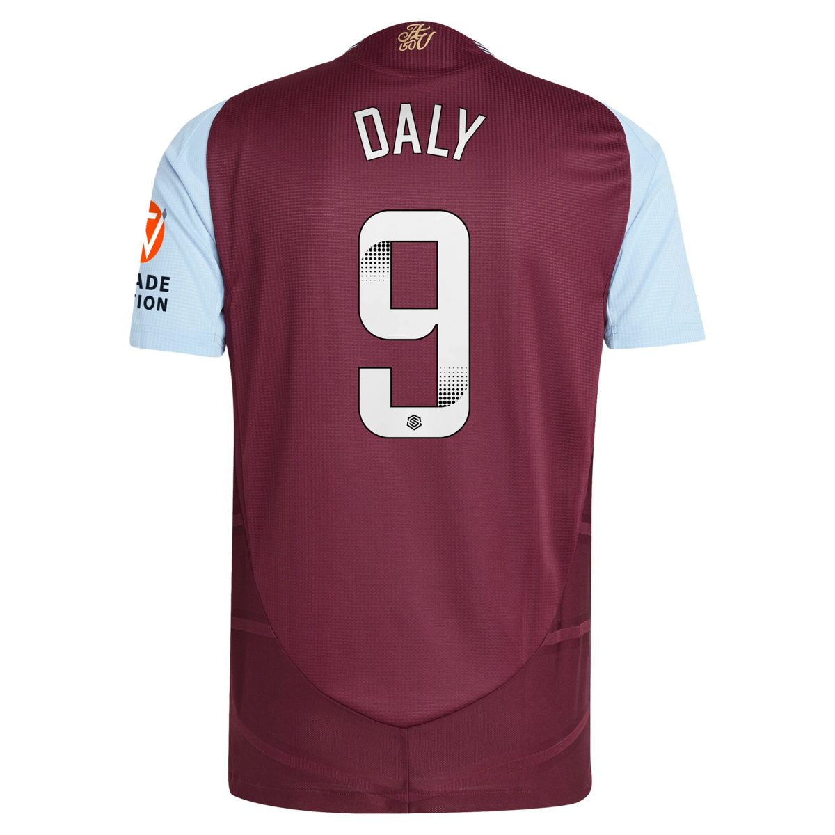 aston villa wsl adidas home authentic shirt 2024-25 with daly 9 printing Collection | Aston Villa Jerseys for True Fans