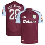 aston villa wsl adidas home authentic shirt 2024-25 with gabi nunes 28 printing Collection | Aston Villa Jerseys for True Fans
