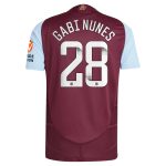 aston villa wsl adidas home authentic shirt 2024-25 with gabi nunes 28 printing Collection | Aston Villa Jerseys for True Fans