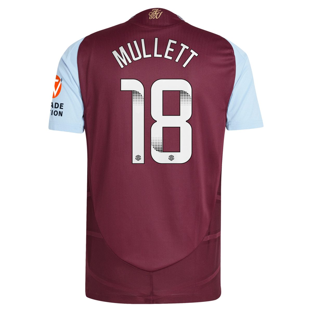 aston villa wsl adidas home authentic shirt 2024-25 with mullett 18 printing Collection | Aston Villa Jerseys for True Fans