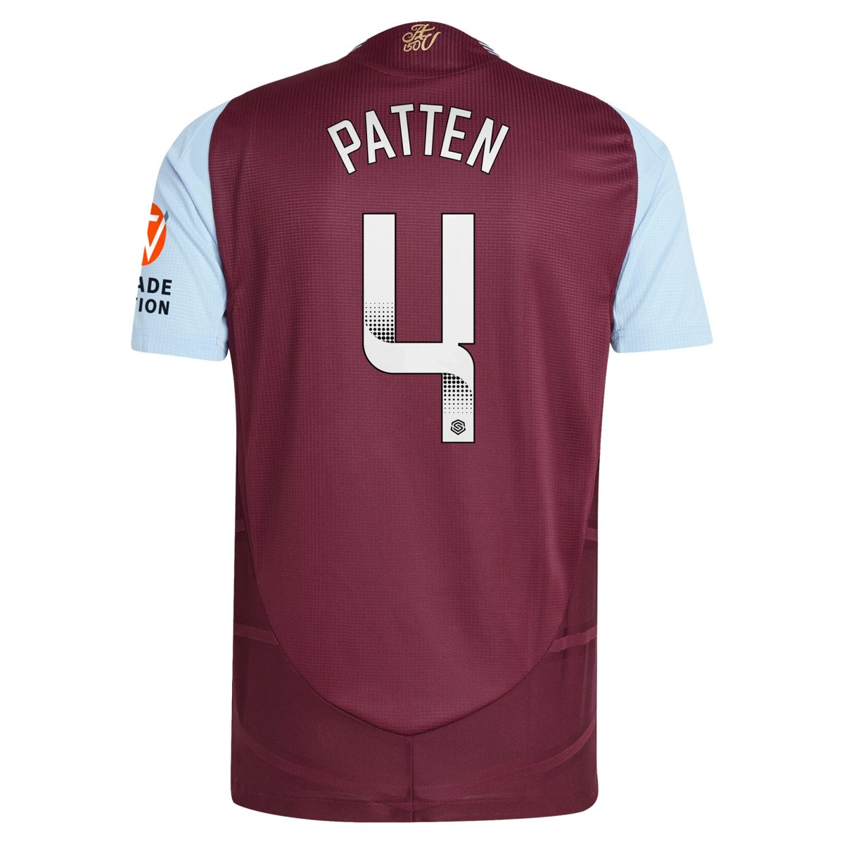 aston villa wsl adidas home authentic shirt 2024-25 with patten 4 printing Collection | Aston Villa Jerseys for True Fans
