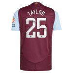 aston villa wsl adidas home authentic shirt 2024-25 with taylor 25 printing Collection | Aston Villa Jerseys for True Fans
