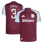 aston villa wsl adidas home authentic shirt 2024-25 with tomás 3 printing Collection | Aston Villa Jerseys for True Fans