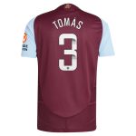 aston villa wsl adidas home authentic shirt 2024-25 with tomás 3 printing Collection | Aston Villa Jerseys for True Fans
