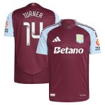 aston villa wsl adidas home authentic shirt 2024-25 with turner 14 printing Collection | Aston Villa Jerseys for True Fans