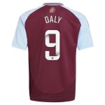aston villa wsl adidas home shirt 2024-25 – kids with daly 9 printing Collection | Aston Villa Jerseys for True Fans