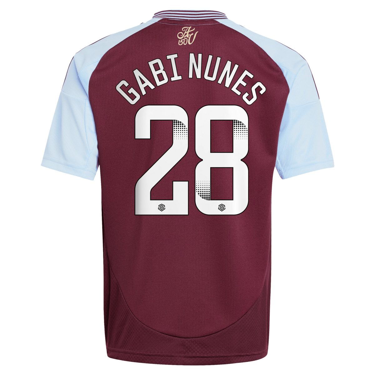 aston villa wsl adidas home shirt 2024-25 – kids with gabi nunes 28 printing Collection | Aston Villa Jerseys for True Fans