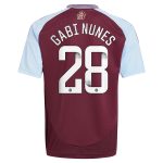 aston villa wsl adidas home shirt 2024-25 – kids with gabi nunes 28 printing Collection | Aston Villa Jerseys for True Fans