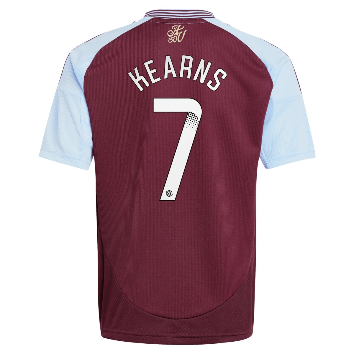 aston villa wsl adidas home shirt 2024-25 – kids with kearns 7 printing Collection | Aston Villa Jerseys for True Fans