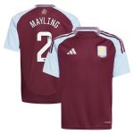 aston villa wsl adidas home shirt 2024-25 – kids with mayling 2 printing Collection | Aston Villa Jerseys for True Fans