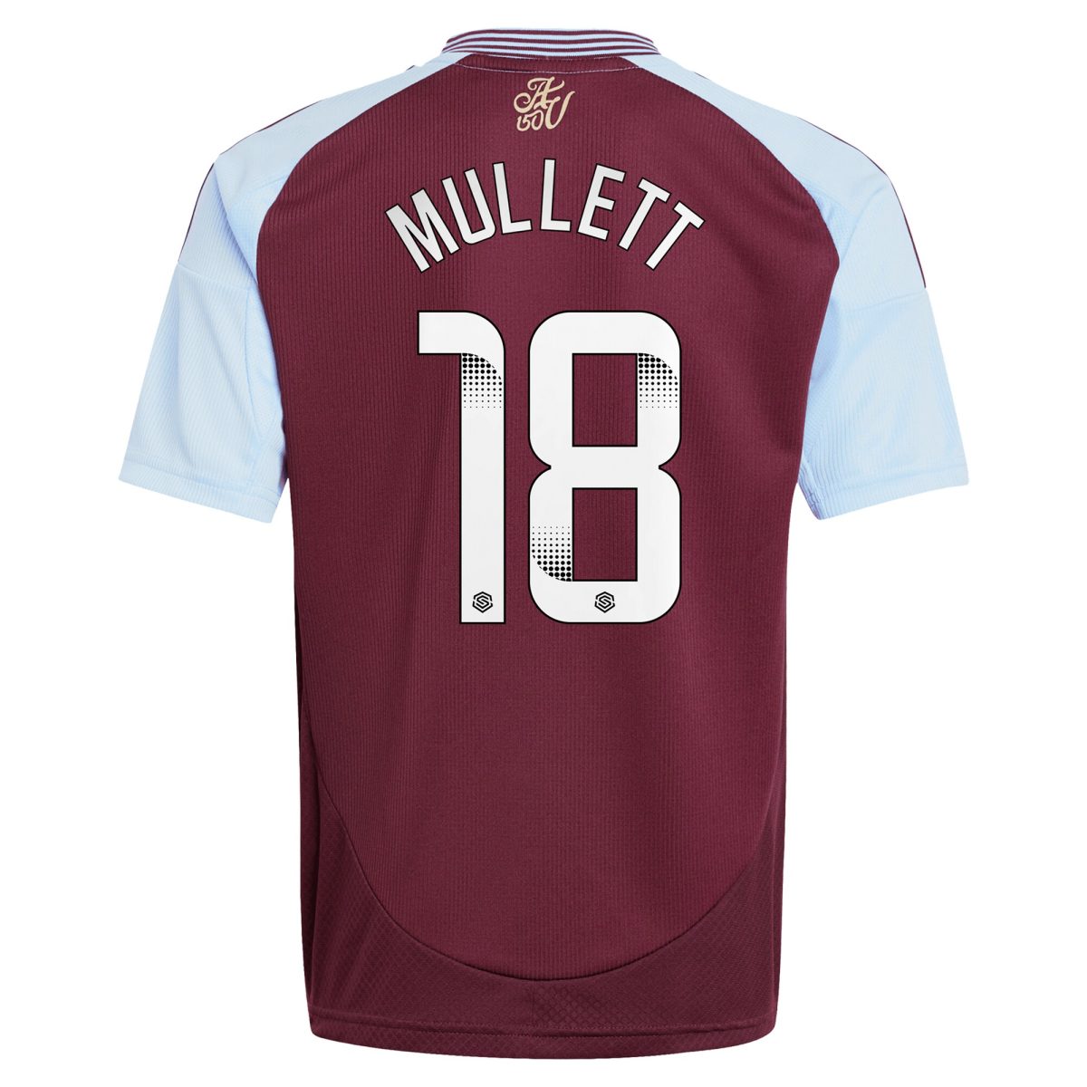 aston villa wsl adidas home shirt 2024-25 – kids with mullett 18 printing Collection | Aston Villa Jerseys for True Fans