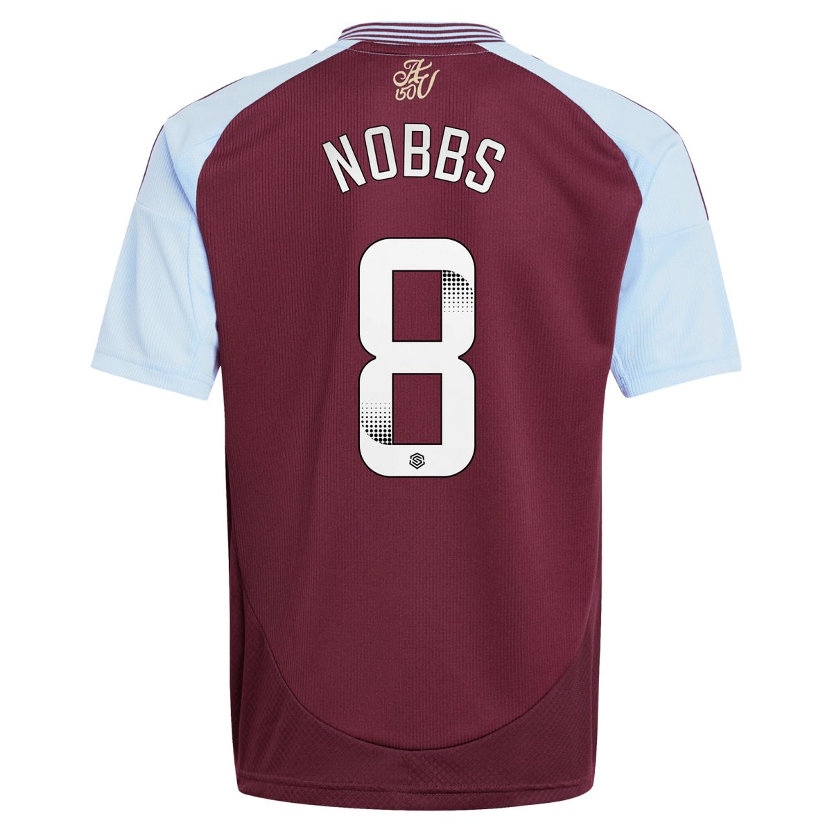 aston villa wsl adidas home shirt 2024-25 – kids with nobbs 8 printing Collection | Aston Villa Jerseys for True Fans