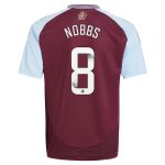 aston villa wsl adidas home shirt 2024-25 – kids with nobbs 8 printing Collection | Aston Villa Jerseys for True Fans