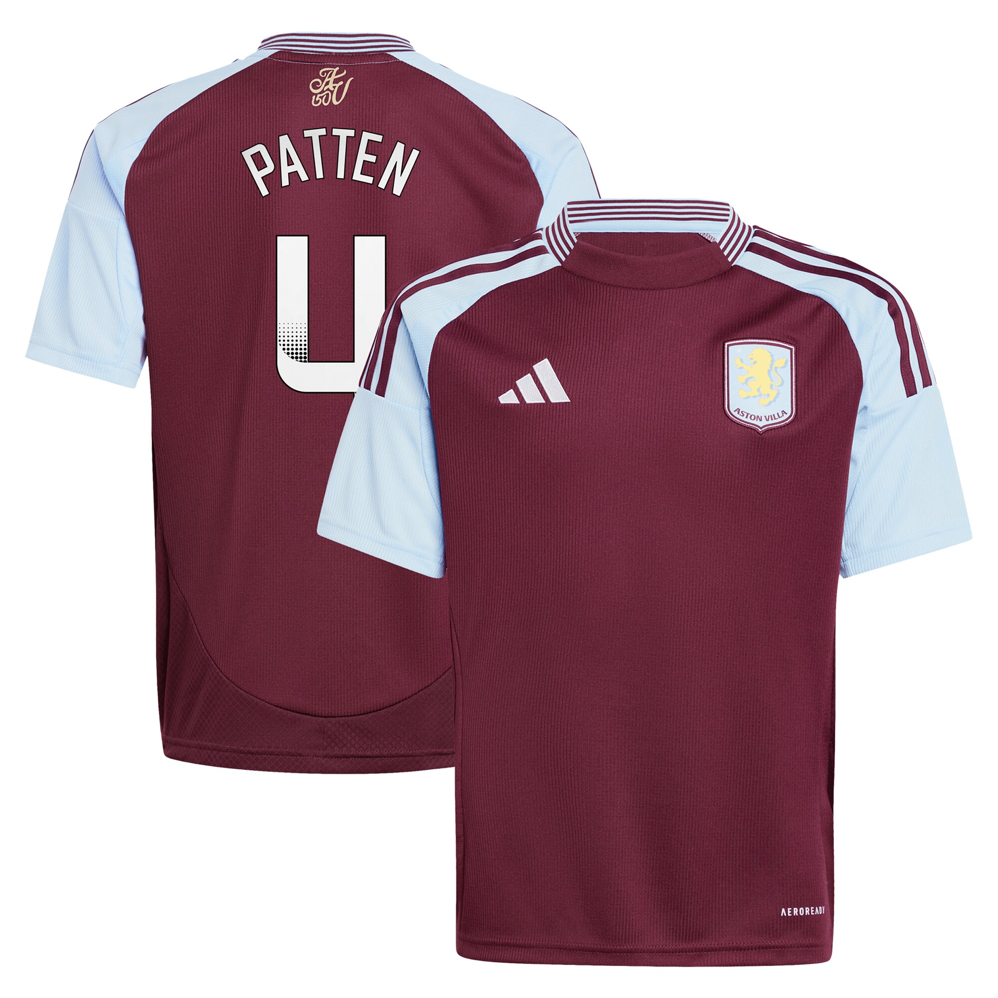 aston villa wsl adidas home shirt 2024-25 – kids with patten 4 printing Collection | Aston Villa Jerseys for True Fans