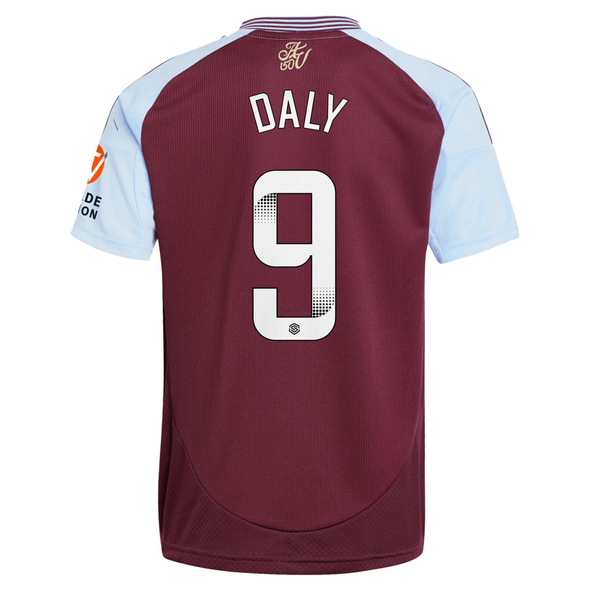 aston villa wsl adidas home shirt 2024-25 with daly 9 printing Collection | Aston Villa Jerseys for True Fans